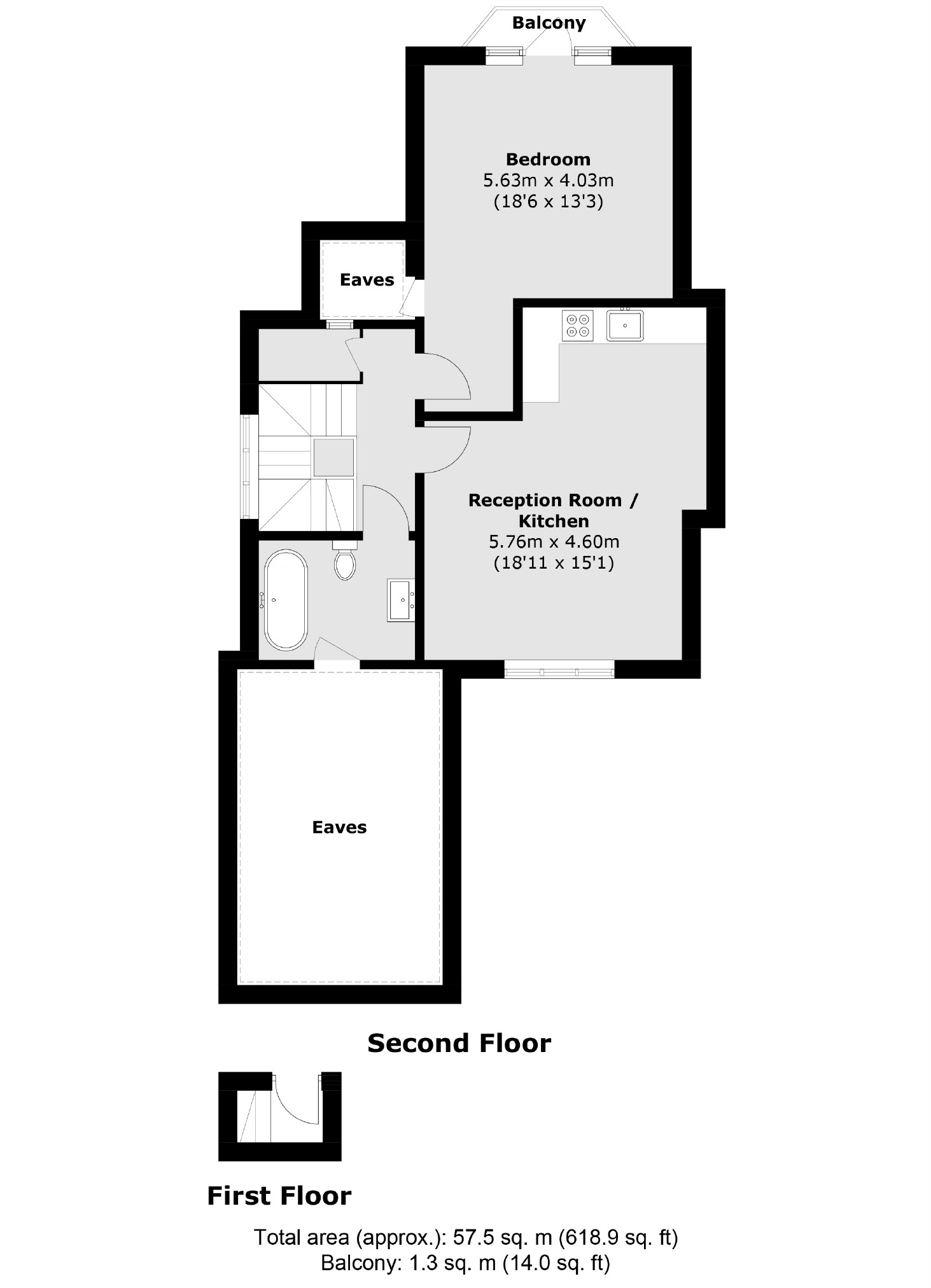Hampton Road, Twickenham TW2, 1 bedroom flat for sale 64362336