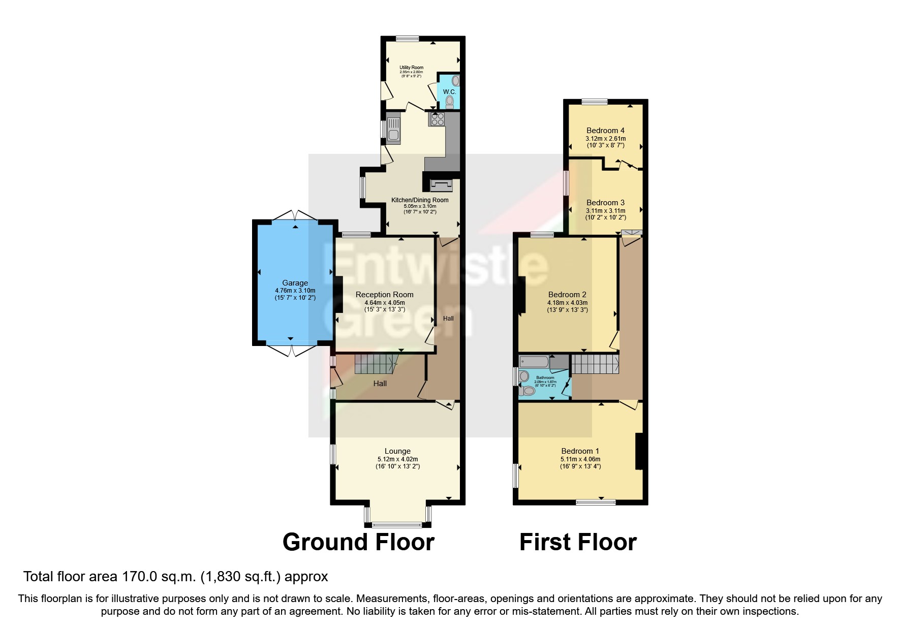 Black Bull Lane, Fulwood, Preston, Lancashire PR2, 4 bedroom semi