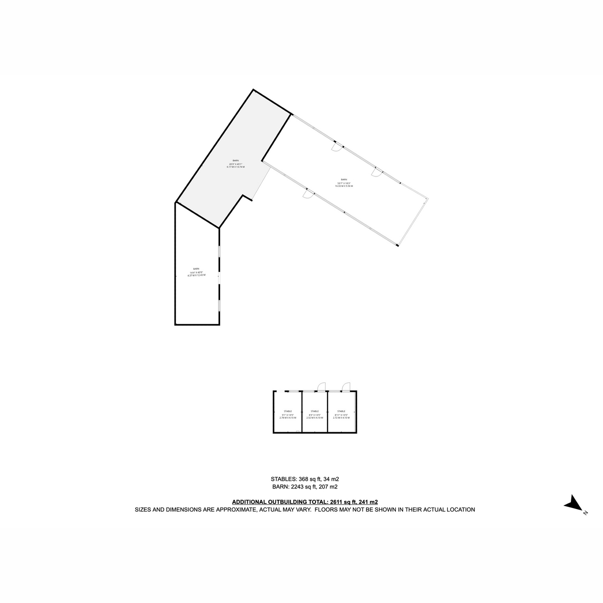 May Tree Farm, Ladywood, Worcestershire floorplan