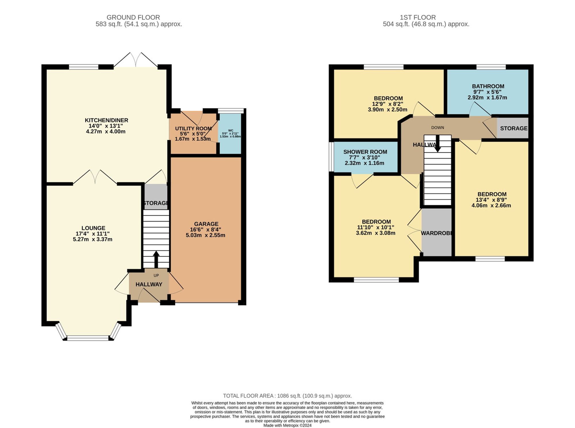 3 Irvine Crescent, Leicester floorplan