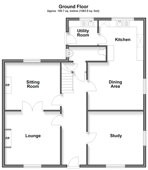 Main Road Rookley, Ventnor floorplan
