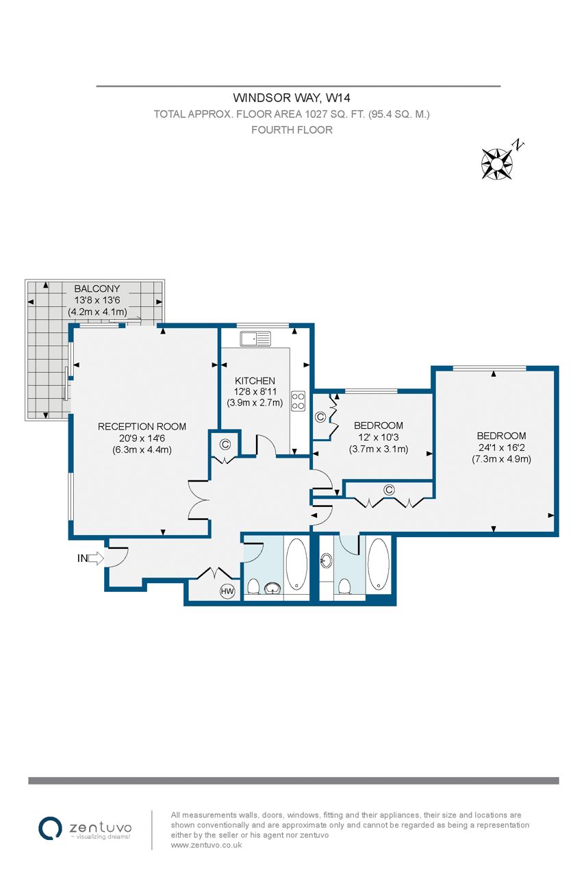 24, Regent House, London floorplan