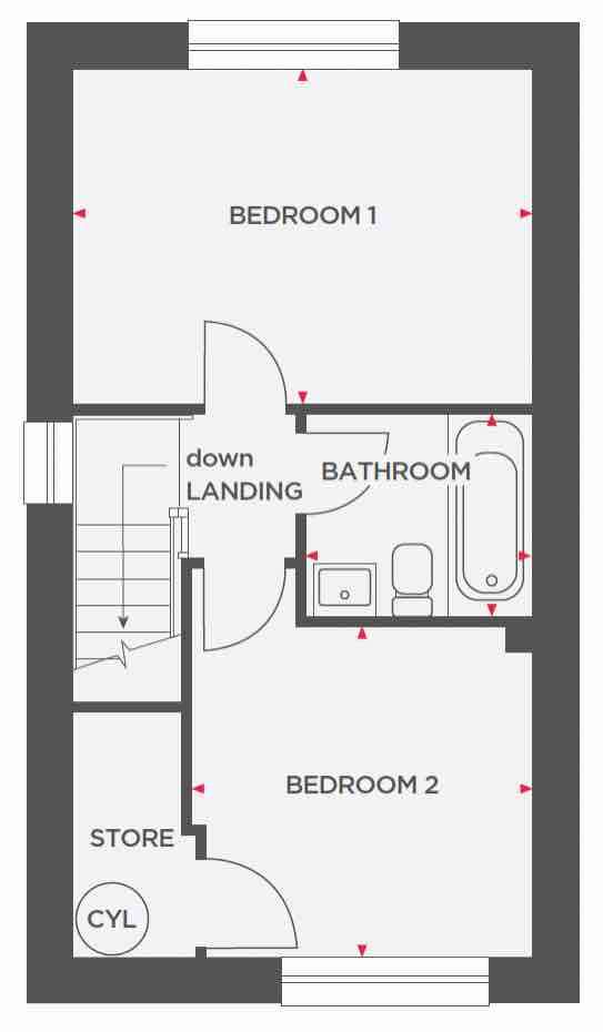 36, Carrine Road, Truro floorplan