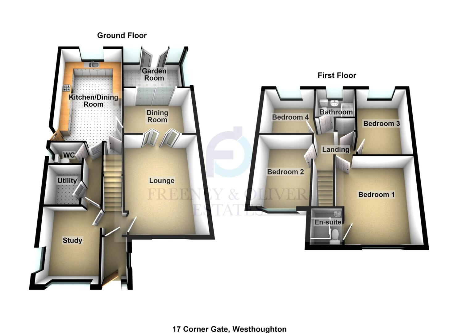 17, Corner Gate, Bolton floorplan