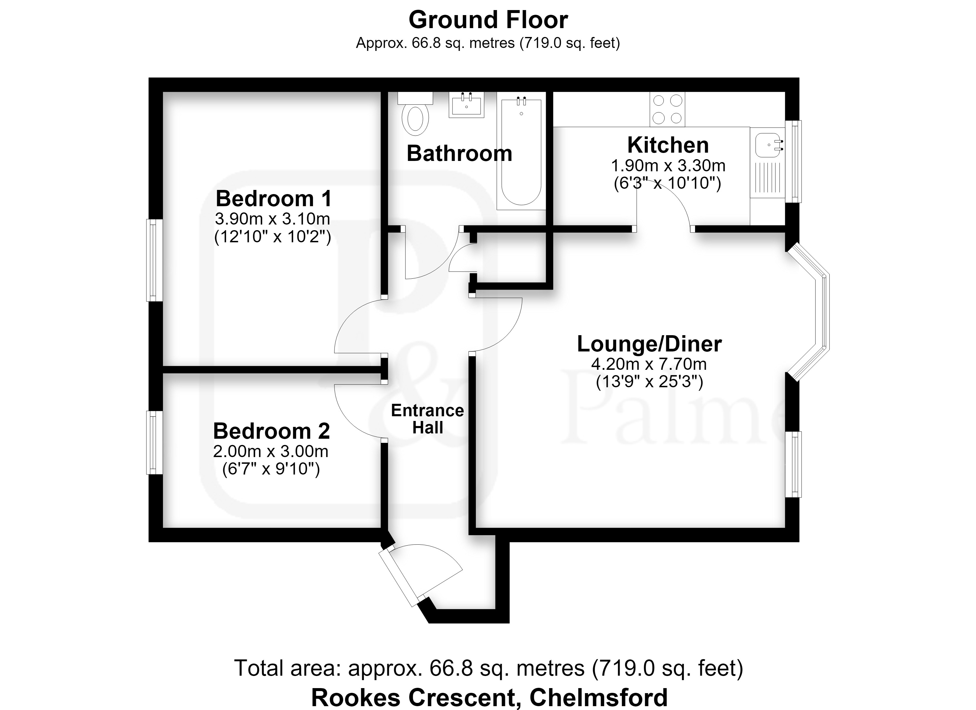 129, Rookes Crescent, Essex floorplan