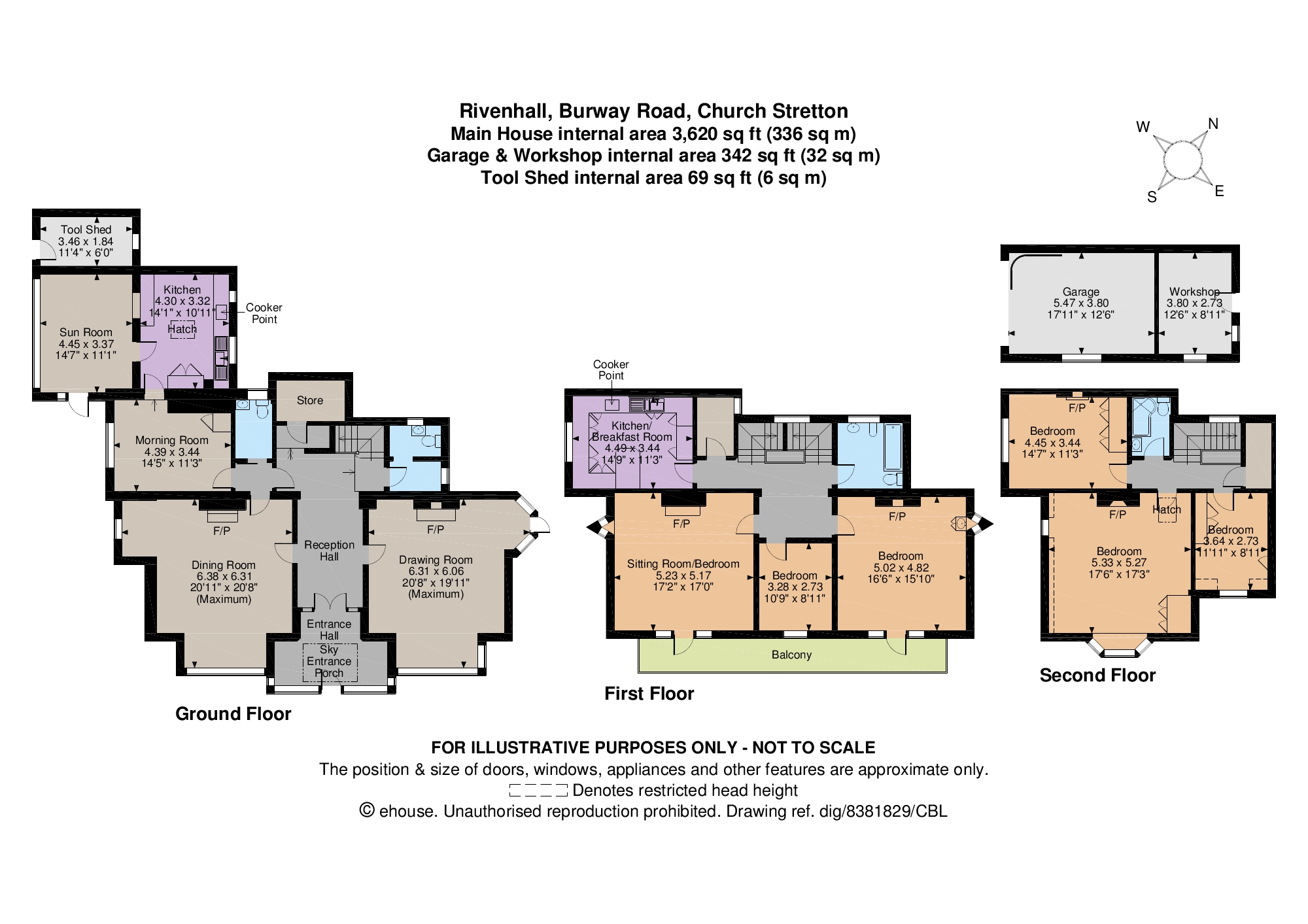 6 Bedrooms Detached house for sale in Burway Road, Church Stretton, Shropshire SY6