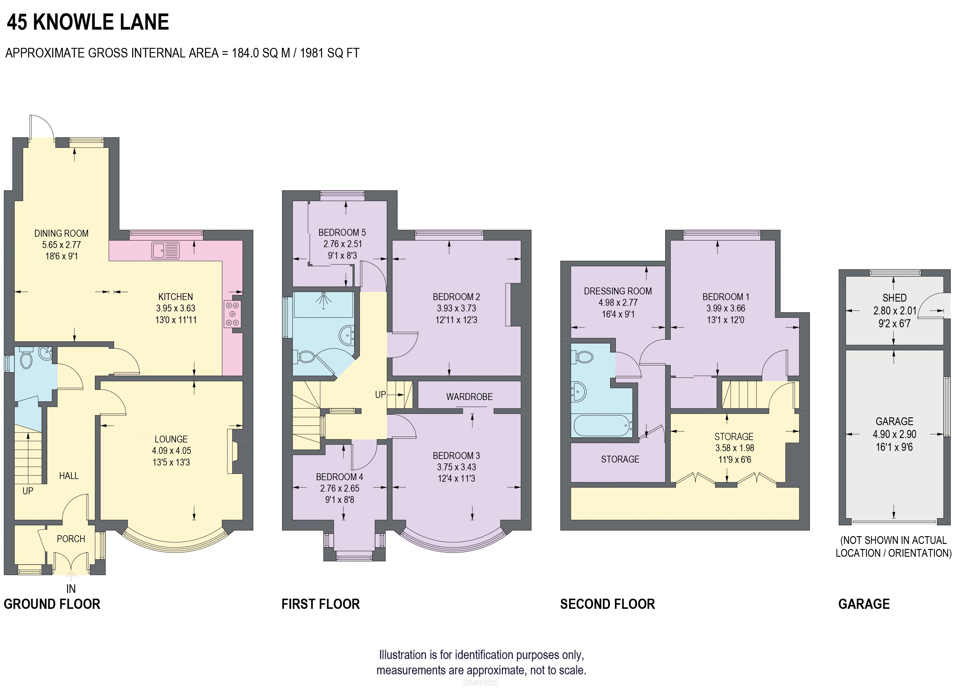 45, Knowle Lane, Sheffield floorplan