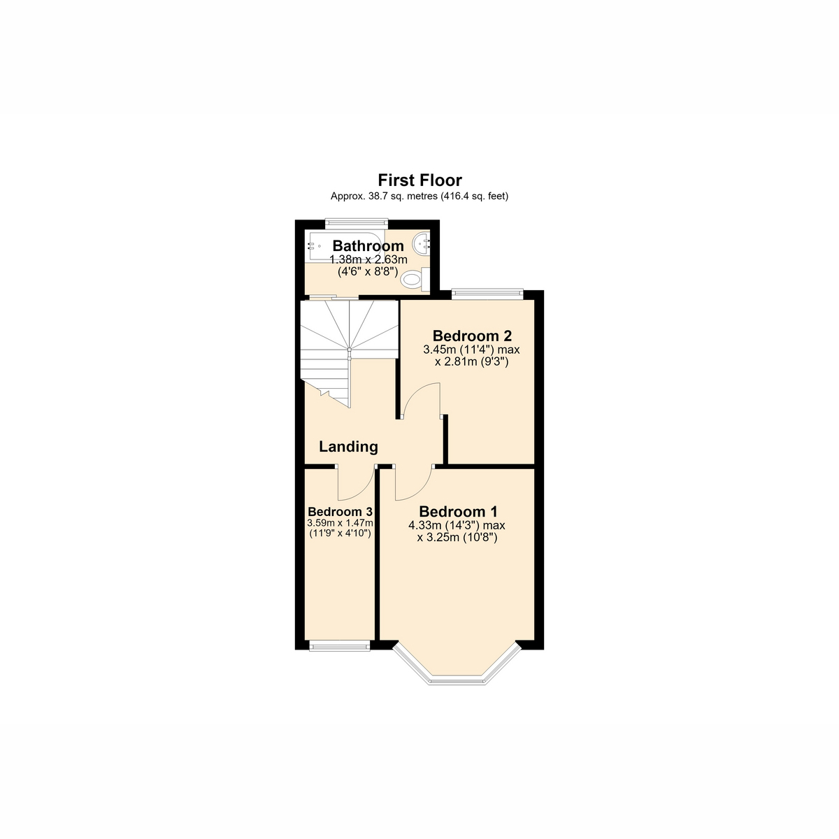 104, Knighton Road, Plymouth floorplan