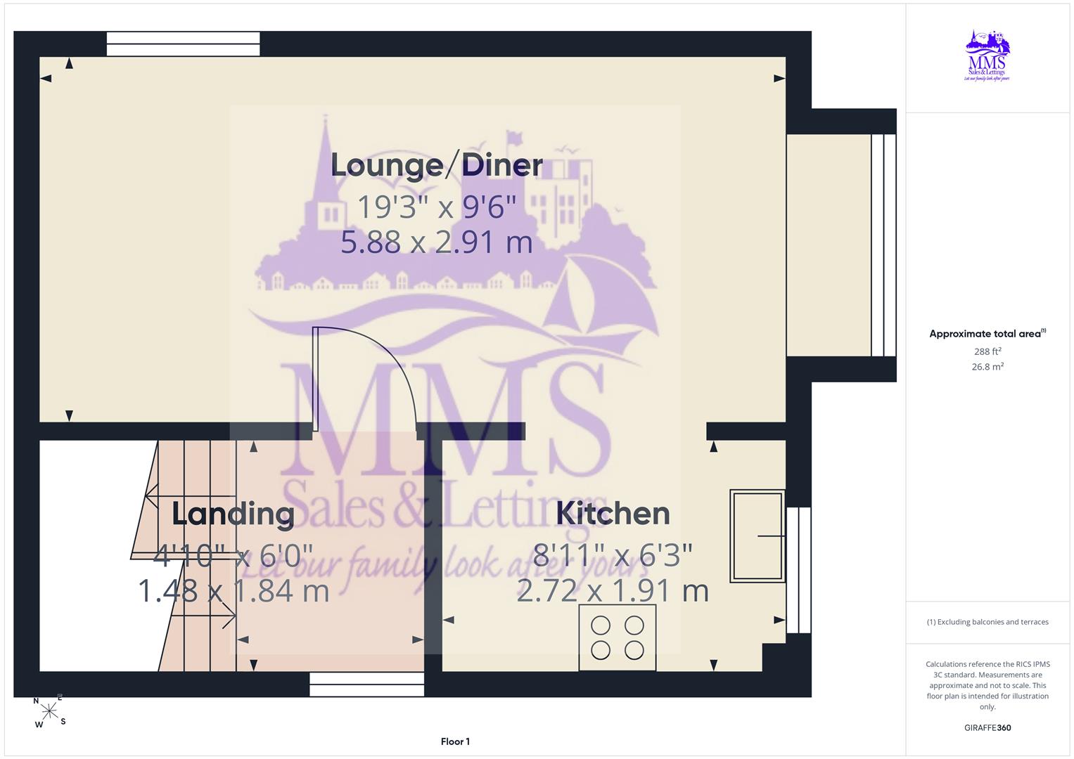 49B, Weston Road, Strood floorplan