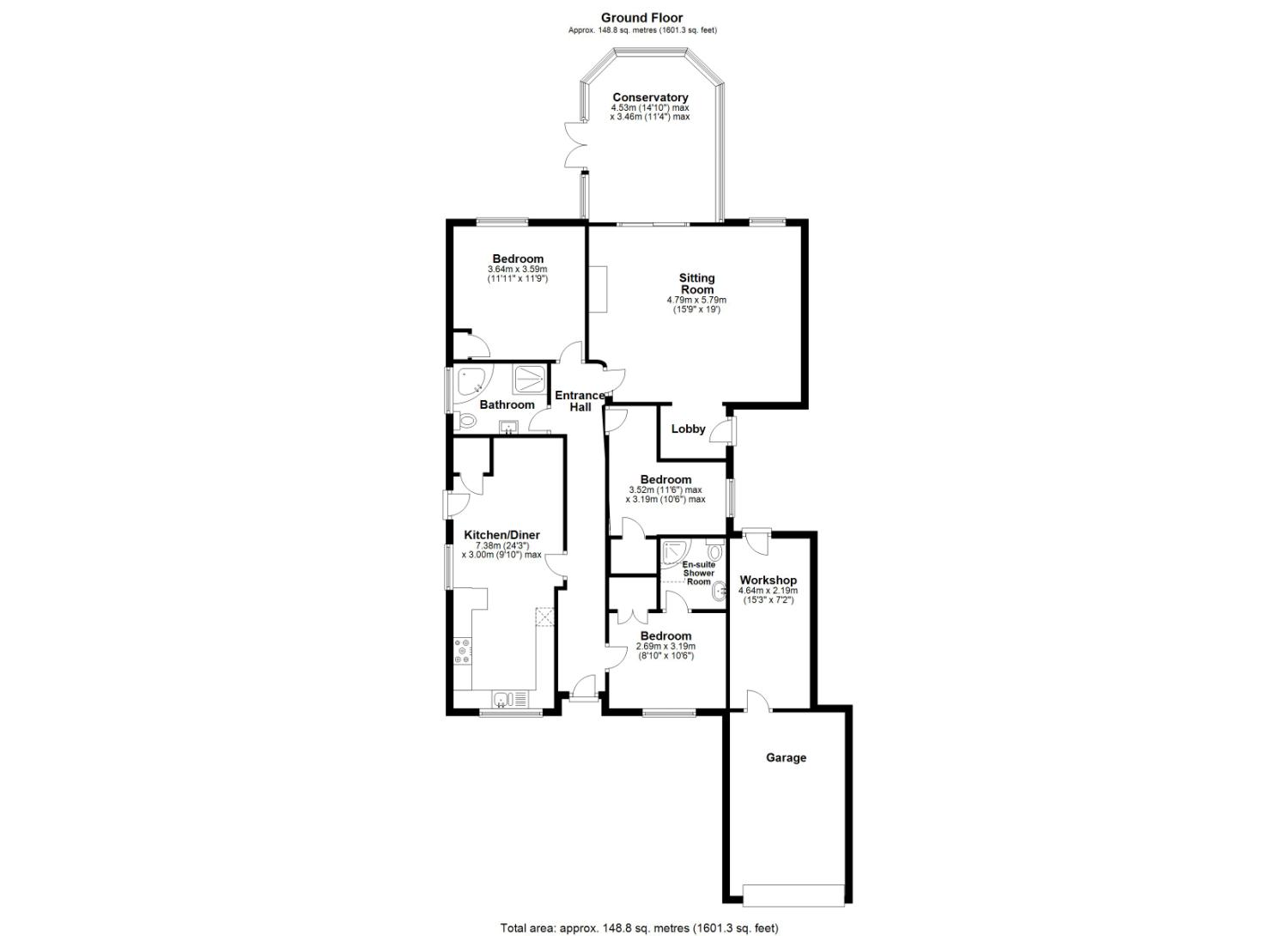 3 Bedrooms Bungalow for sale in Whittlesford, Cambridge, Cambridgeshire CB22