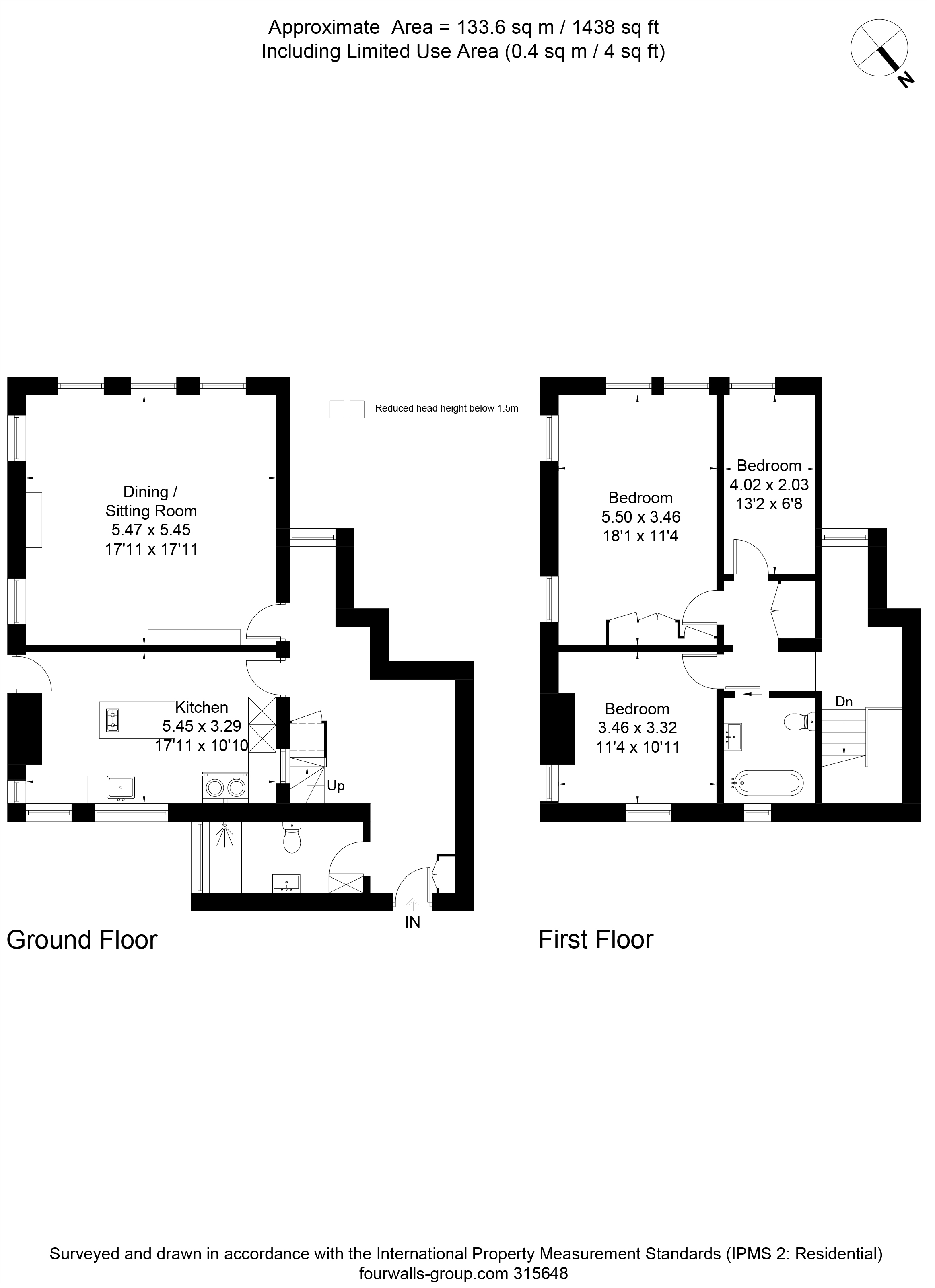 The End Cottage, 23, Green Lane, Surrey floorplan