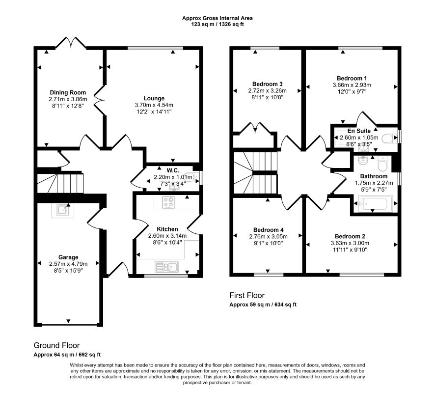 12, Tyle Road, Reading floorplan