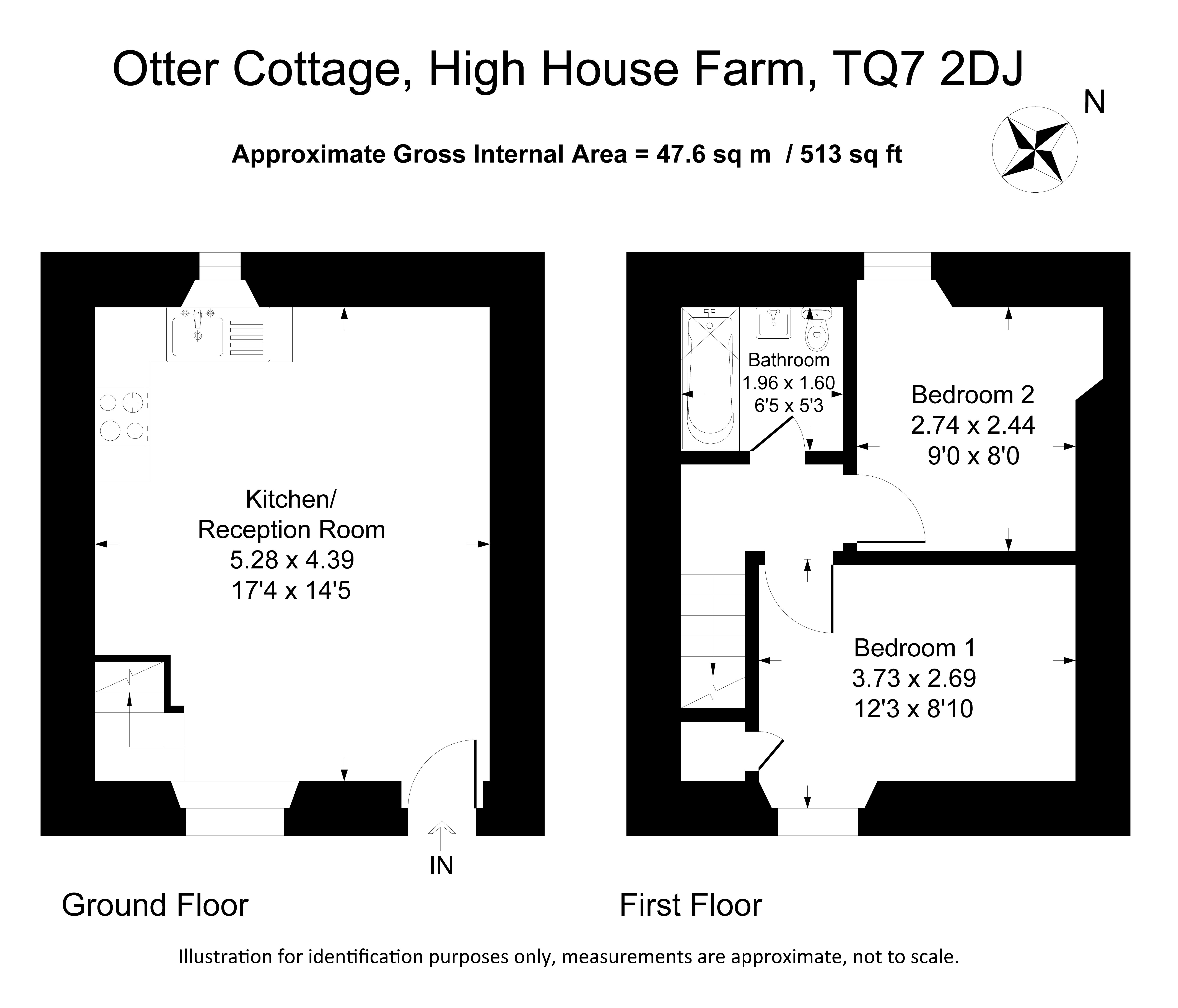 Otter Cottage, Bowcombe Road, Kingsbridge floorplan