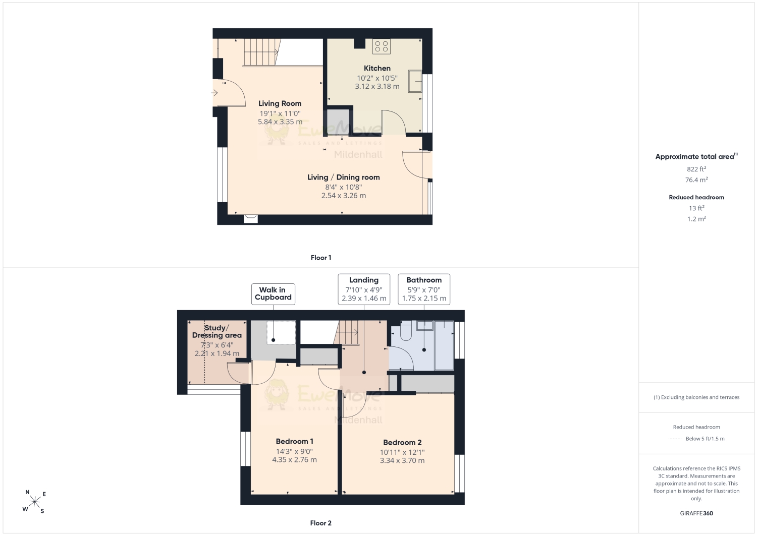 9, Beech Close, Brandon floorplan