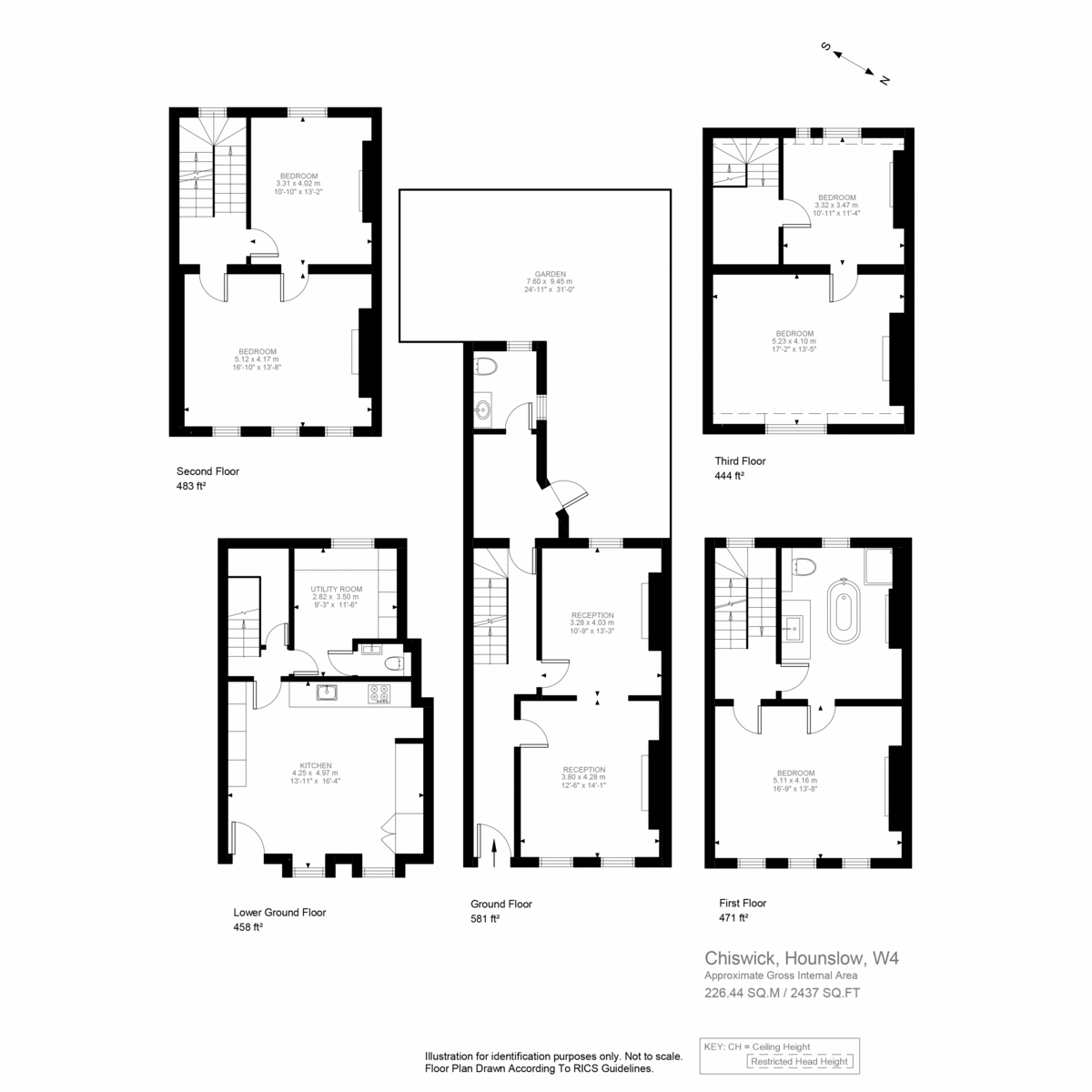 114, Chiswick Lane South, London floorplan