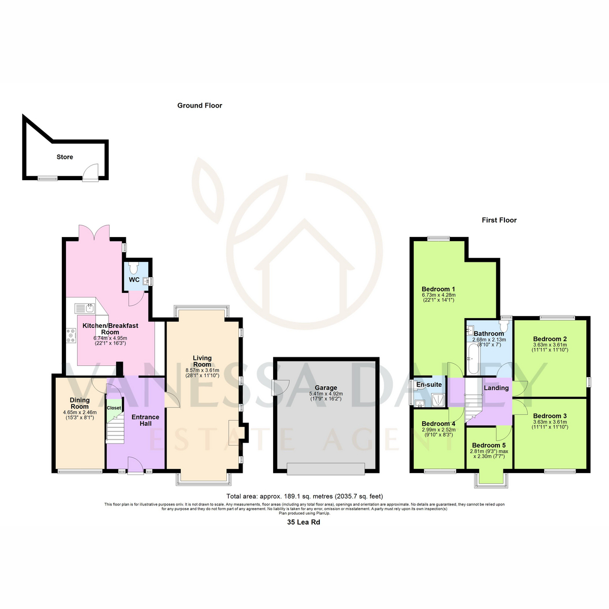 35, Lea Road, Preston floorplan