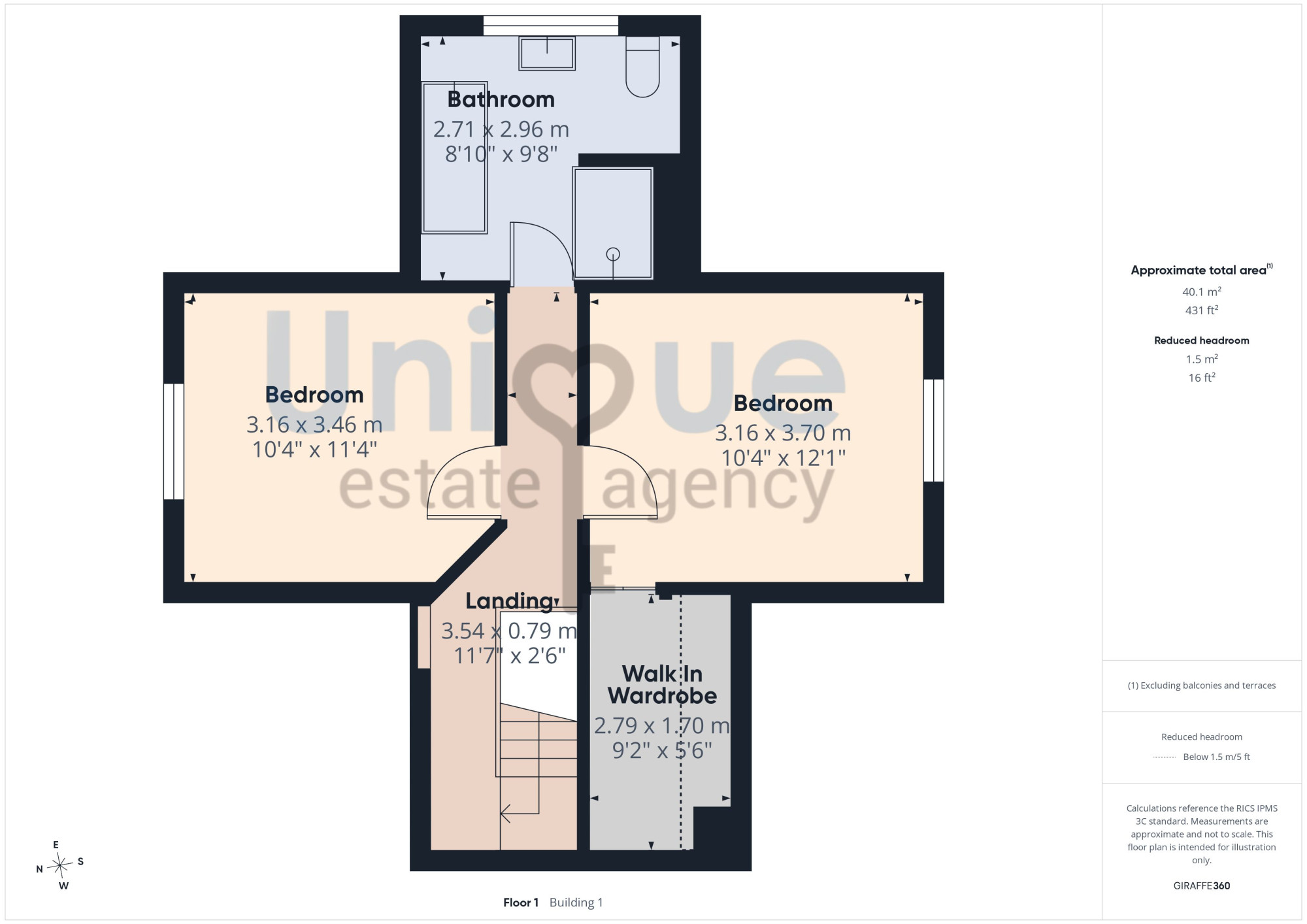 16, Whiteside Way, Thornton-Cleveleys floorplan