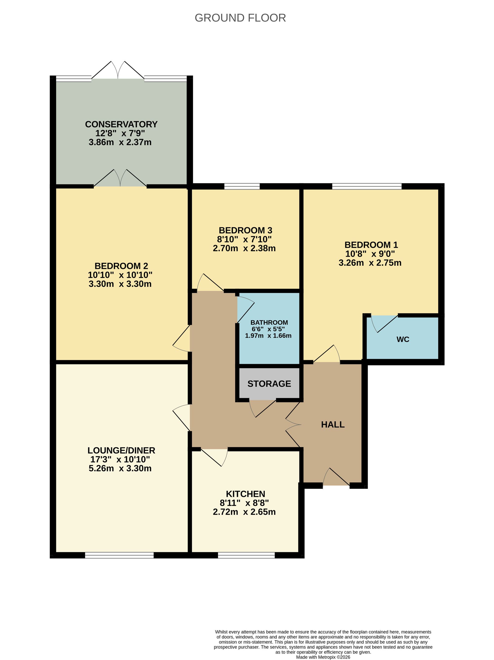 Fackley Way, Sutton-In-Ashfield floorplan