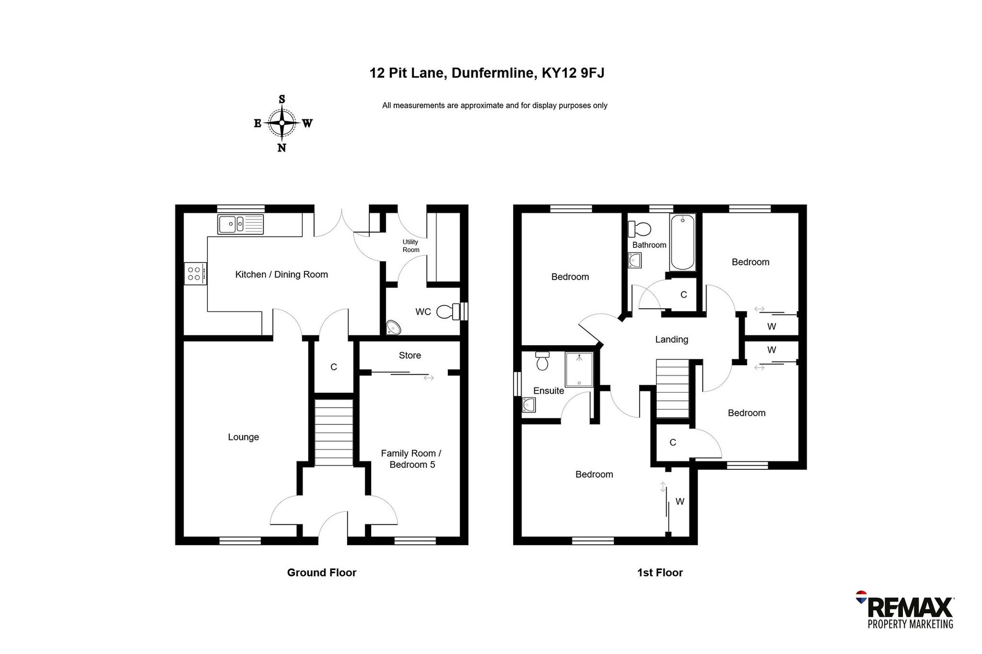 12 Pit Lane, Dunfermline floorplan