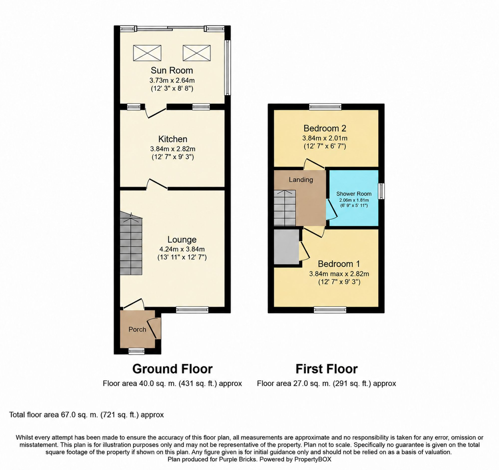 87 Thomas Road, Coalville floorplan