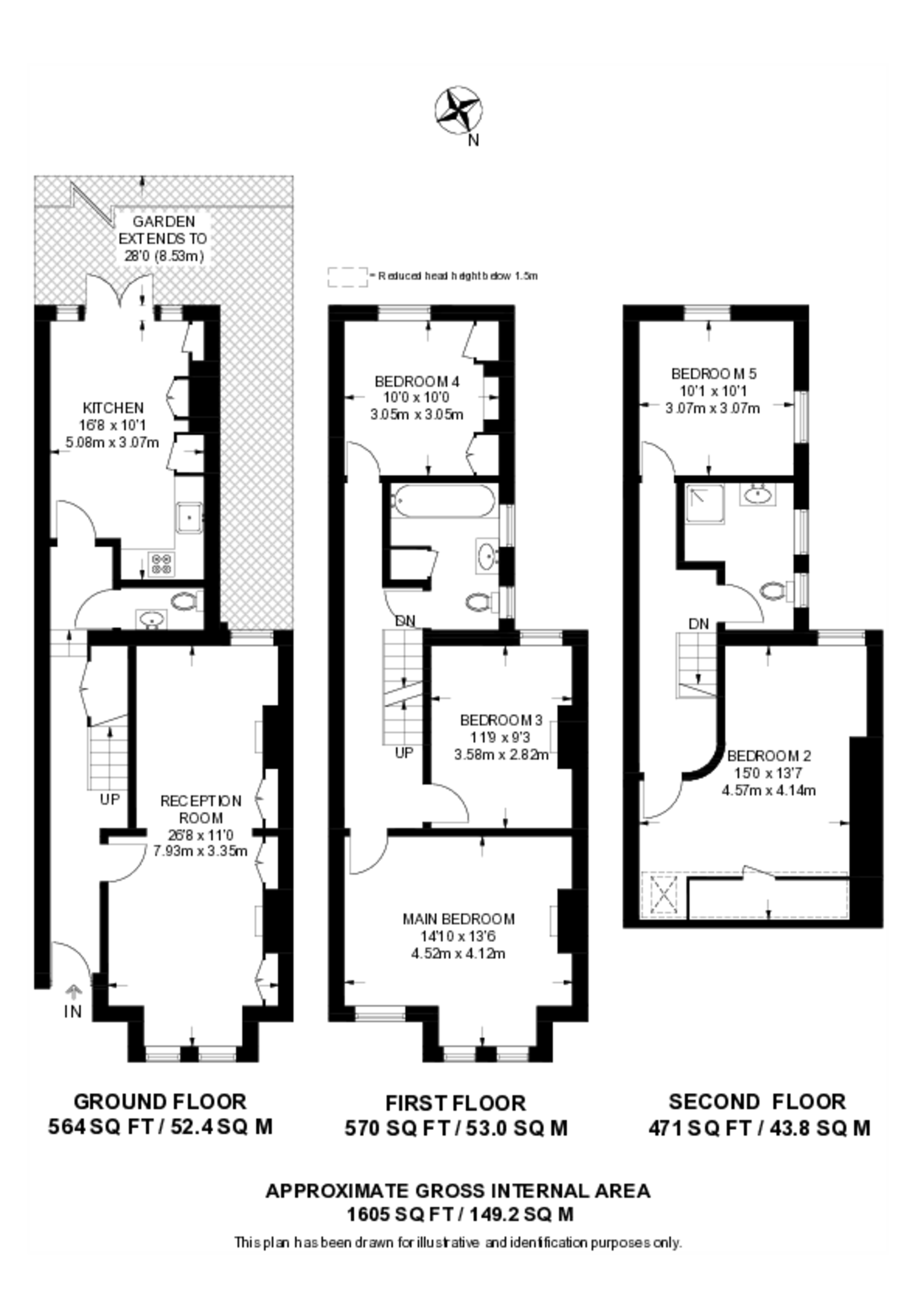 Crown Road, Muswell Hill floorplan