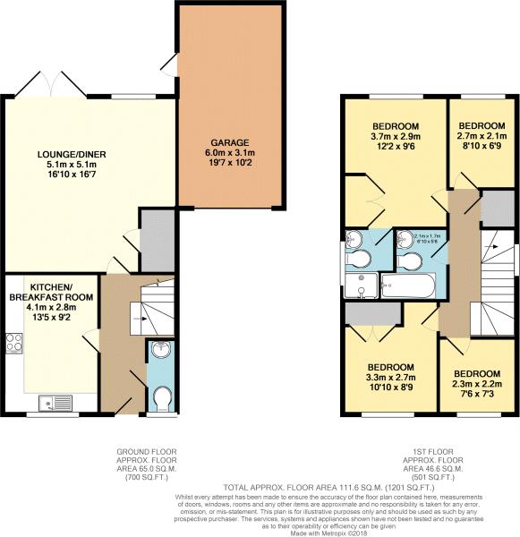 3, Jersey Close, Woking floorplan