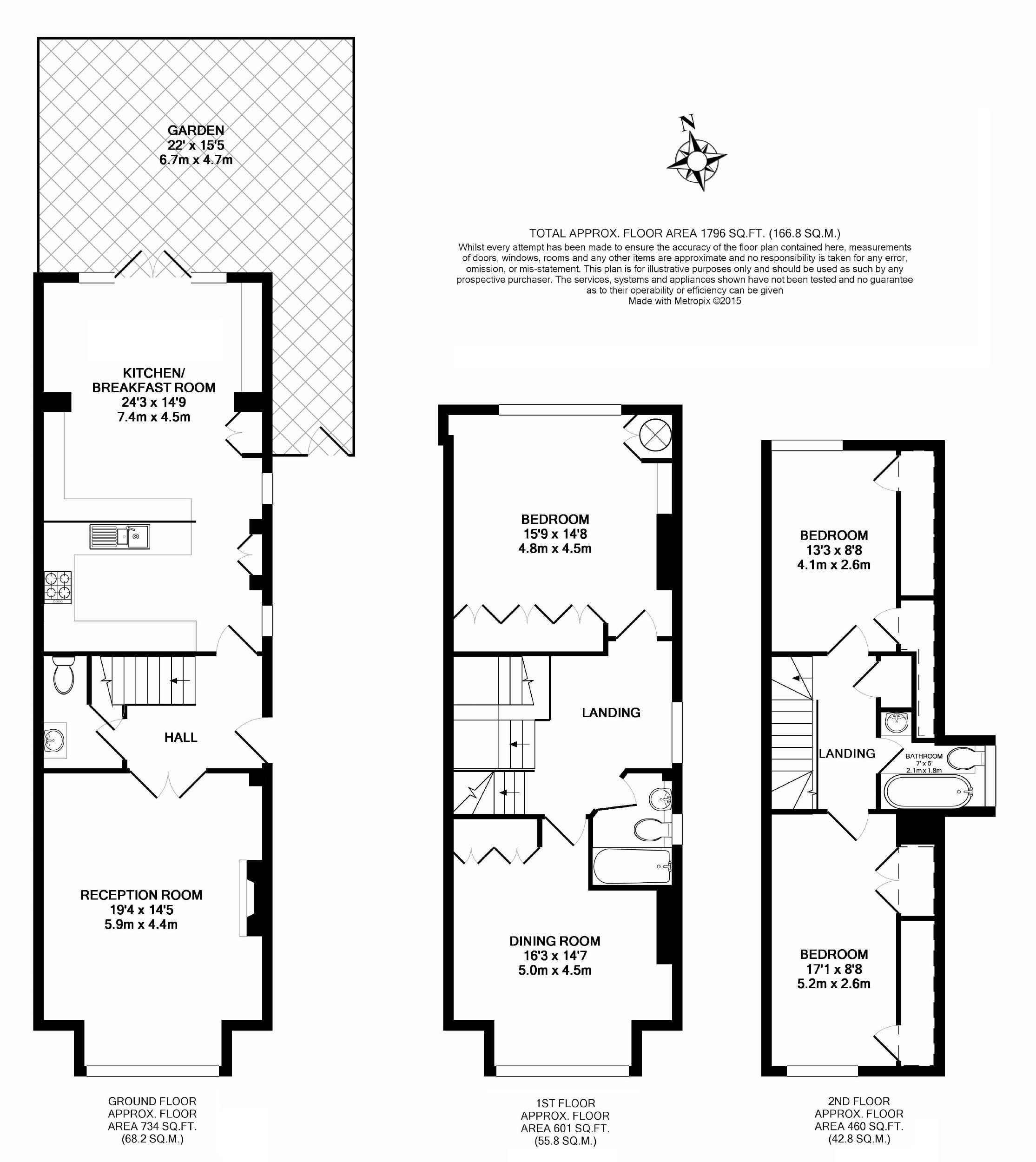 19a Crescent East floorplan