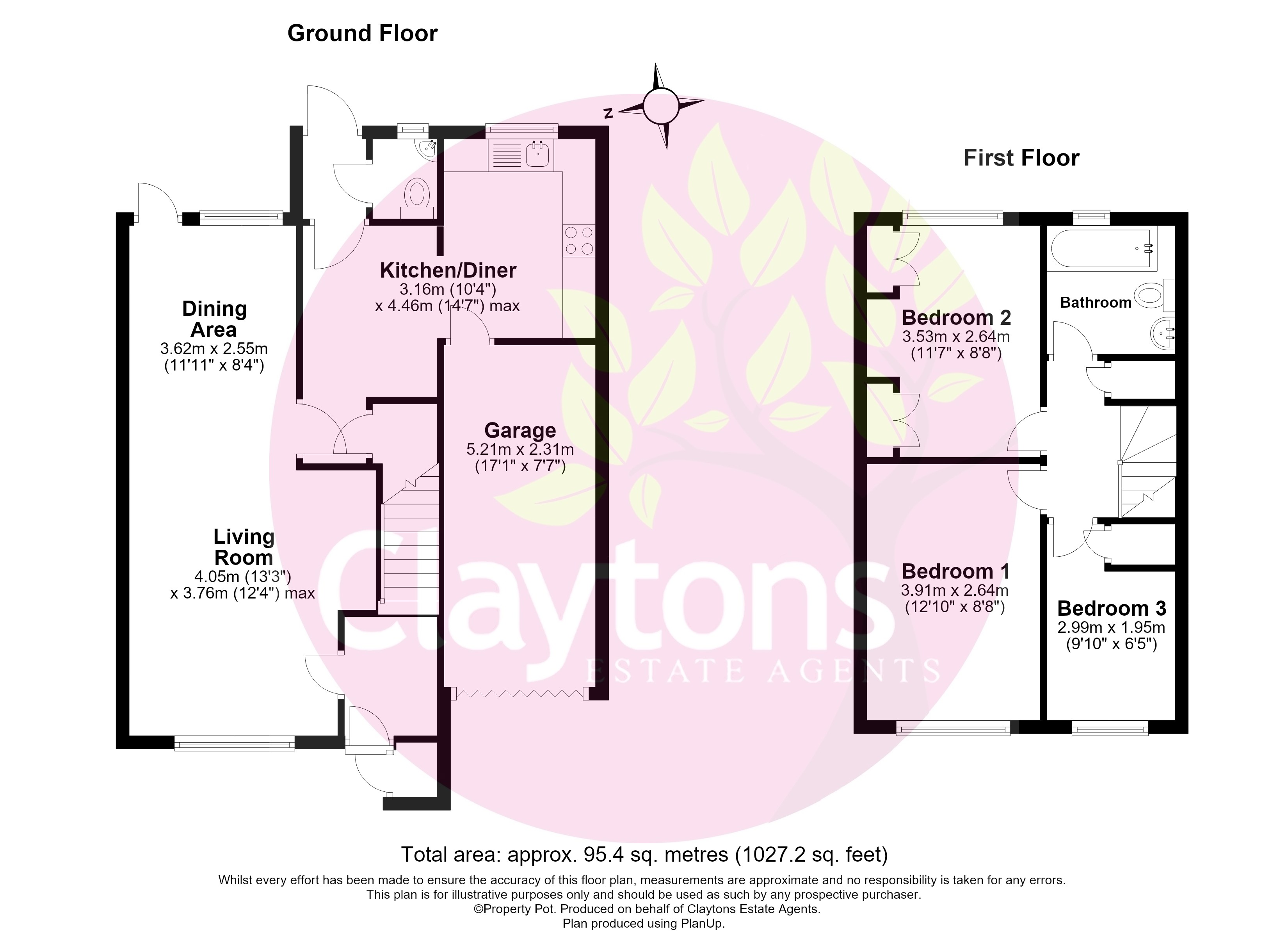 4, Campion Close, Watford floorplan