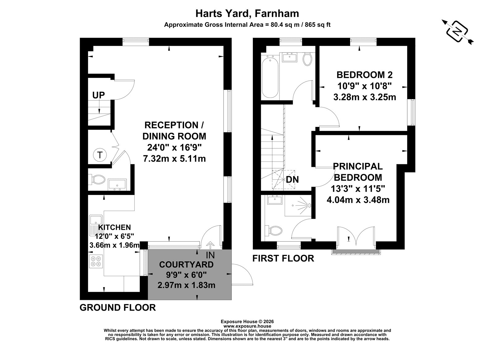 6 Harts Yard,, Harts Yard, Farnham floorplan