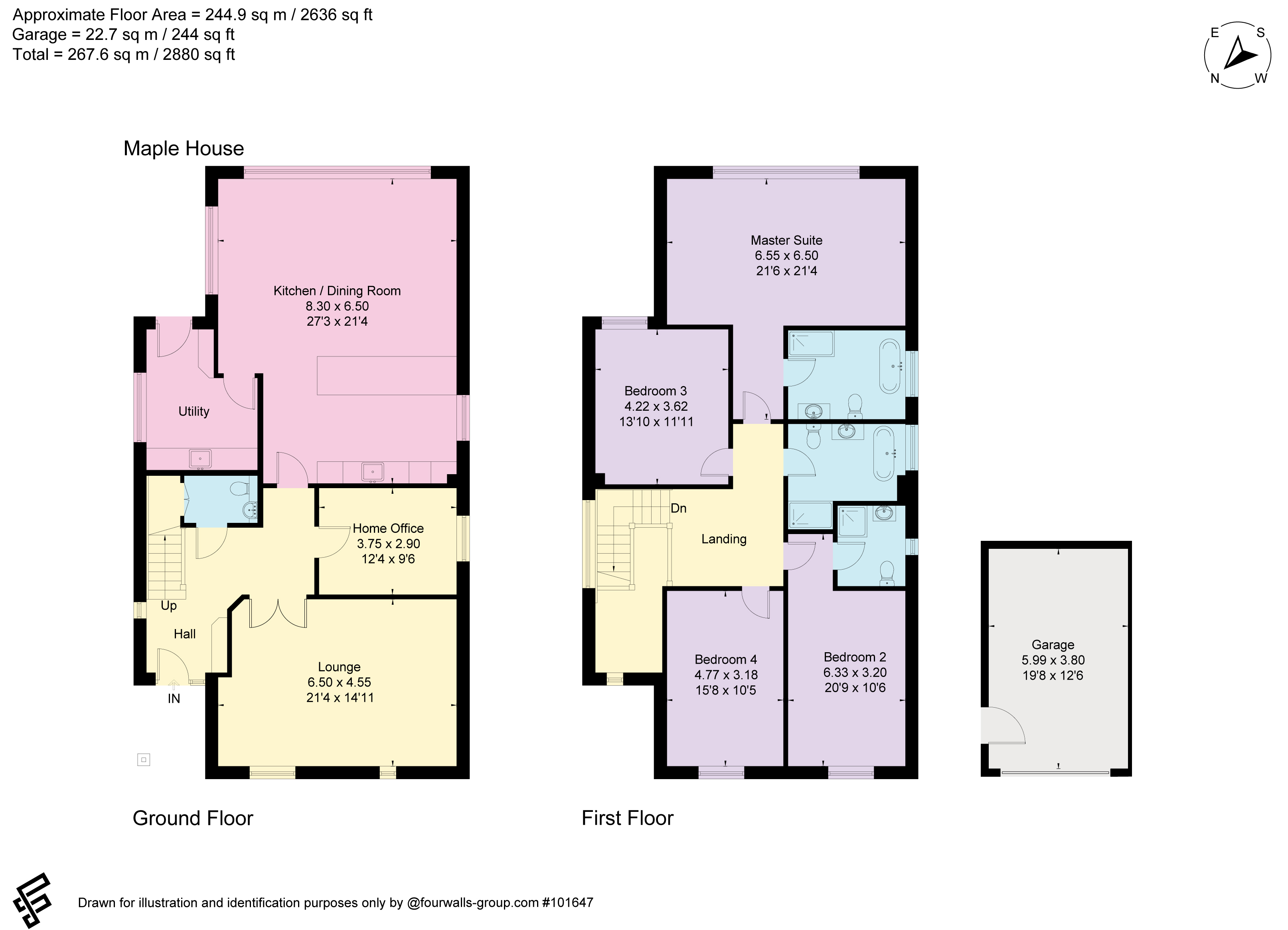 Maple House, Cheltenham floorplan