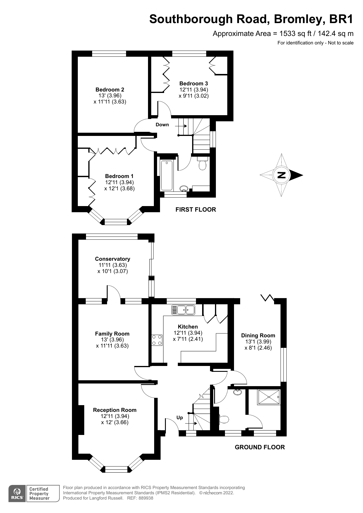 Southborough Road, Bickley, Bromley BR1, 4 bedroom semidetached house