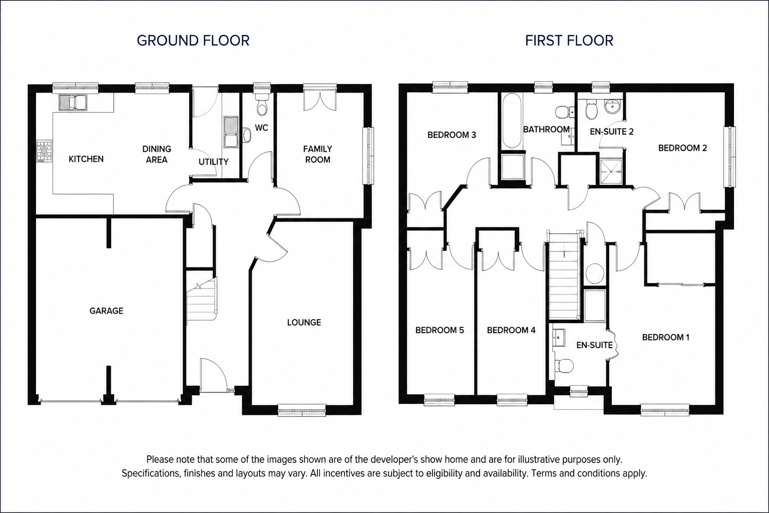 Roxburgh Show Home, Plot 1, One Dalhousie, Bonnyrigg floorplan