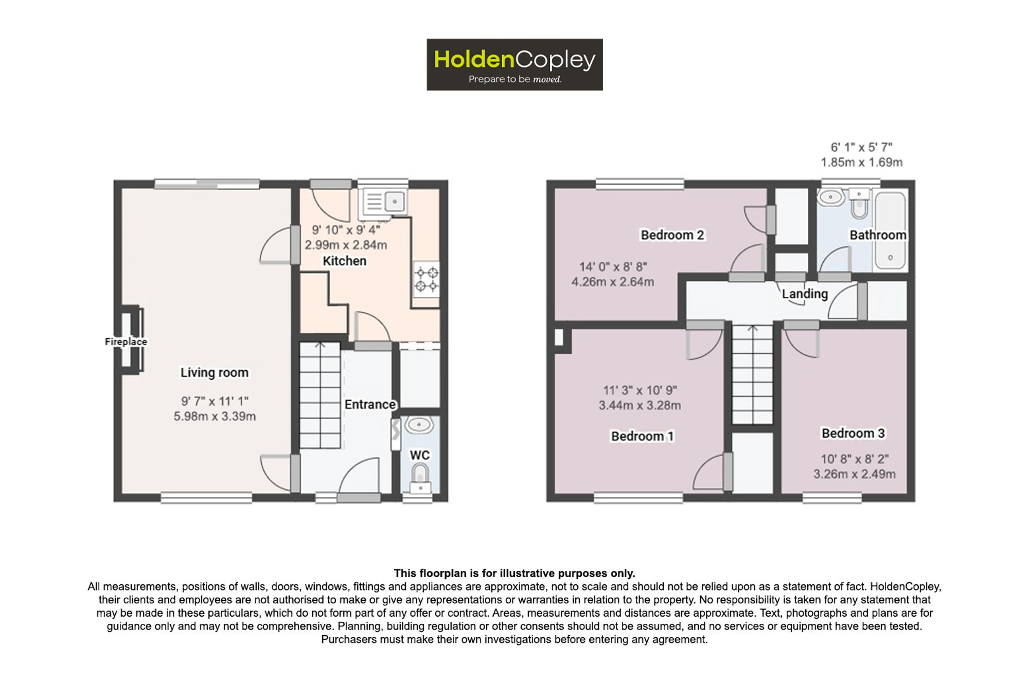 67 Peacock Crescent, Nottingham floorplan