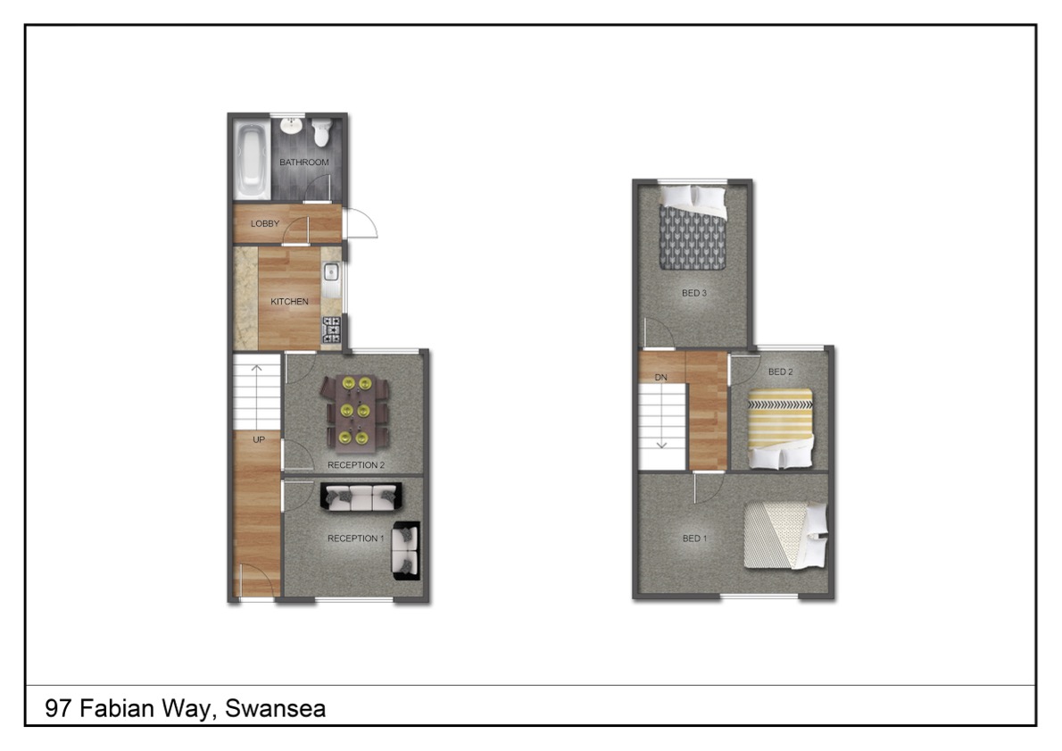 97, Fabian Way, Swansea floorplan