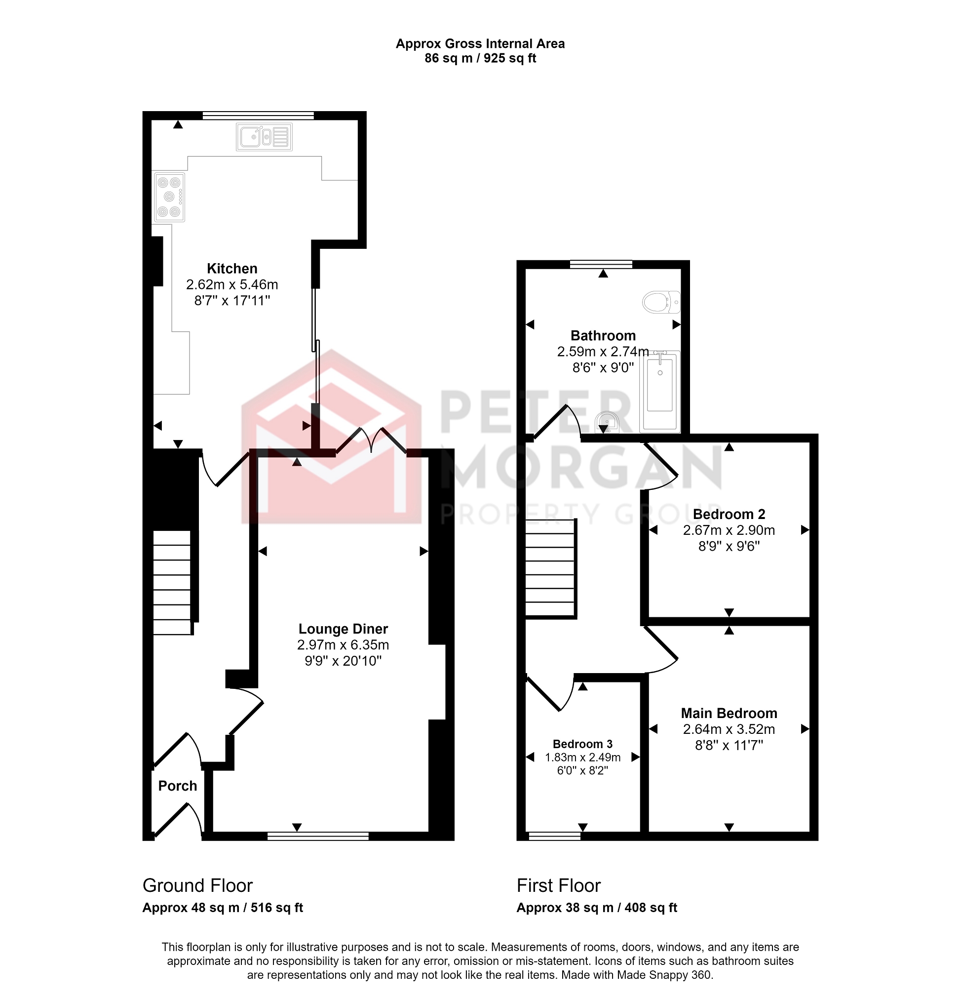 Street, Maesteg, Bridgend. CF34, 3 bedroom terraced house for