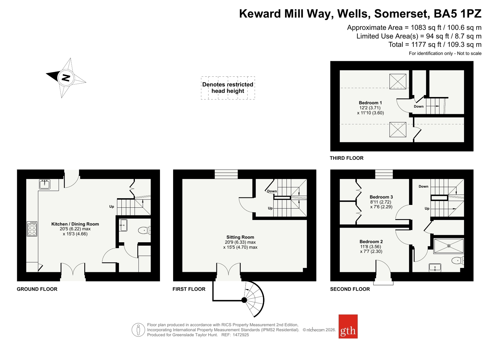 1D,, Keward Mill Way, Somerset floorplan