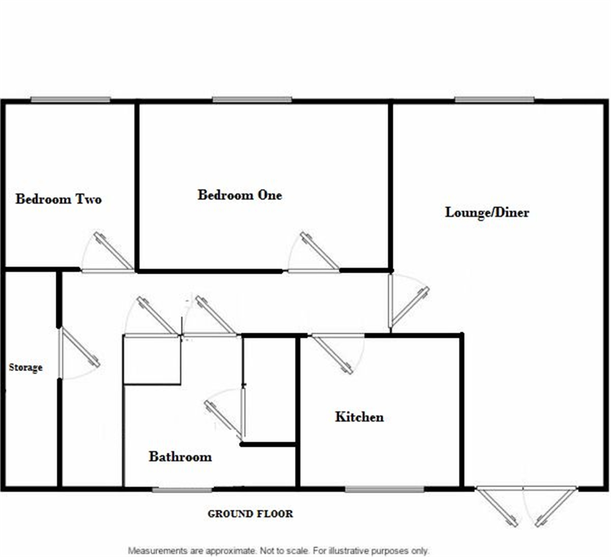 2 Bedrooms Flat for sale in Palmerston Court, Cook Road, Stevenage, Hertfordshire SG2