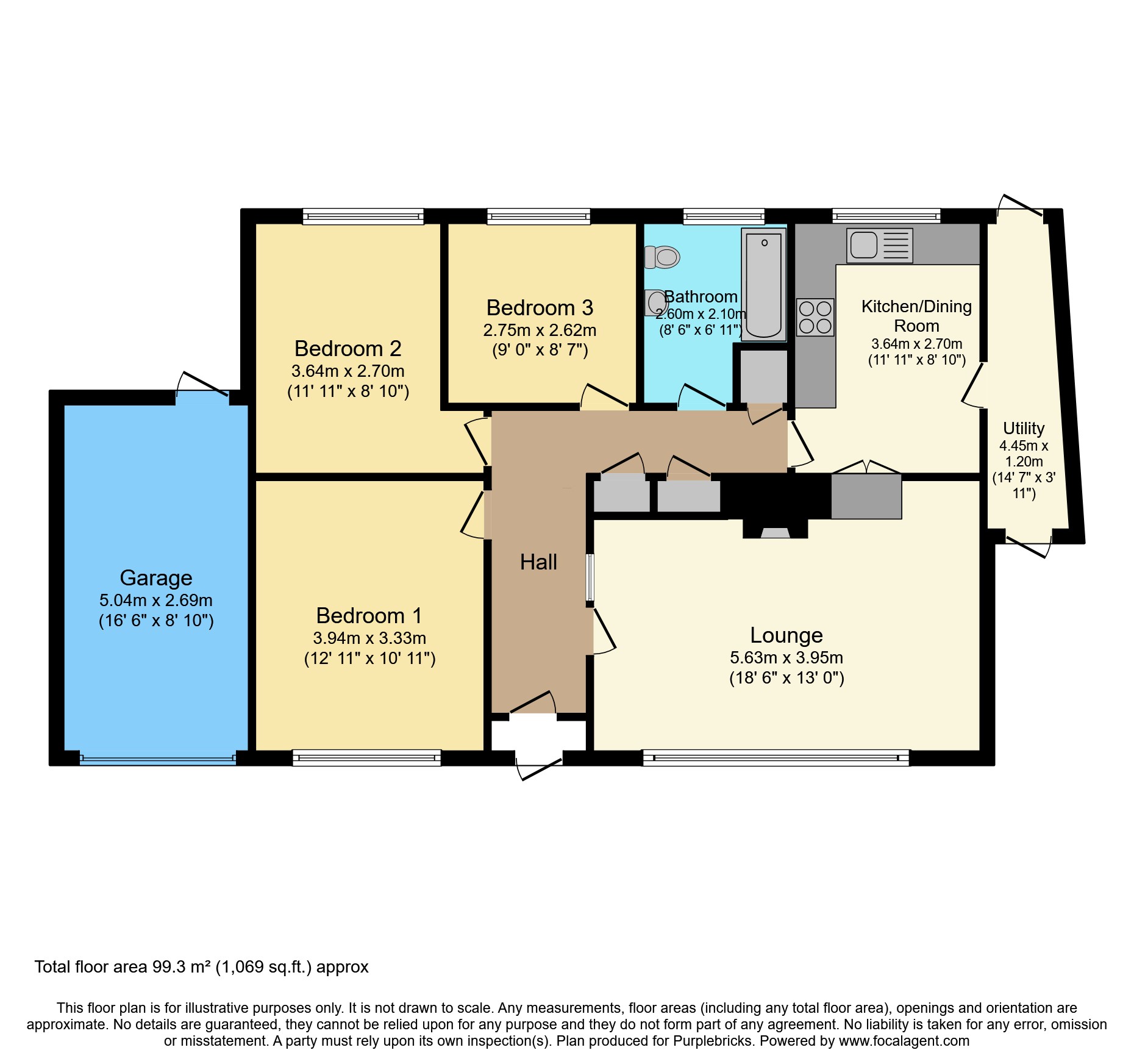 84, Brunel Road, Paignton floorplan