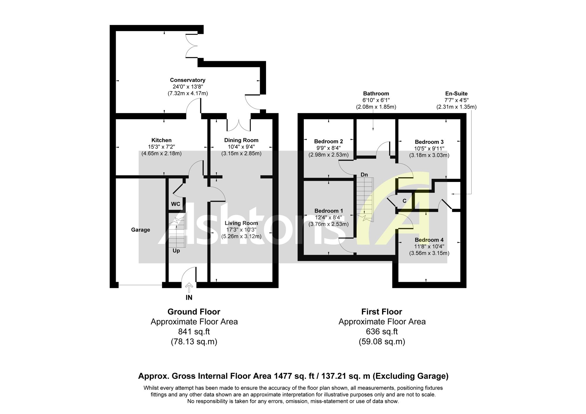1 Toft Close, Widnes floorplan