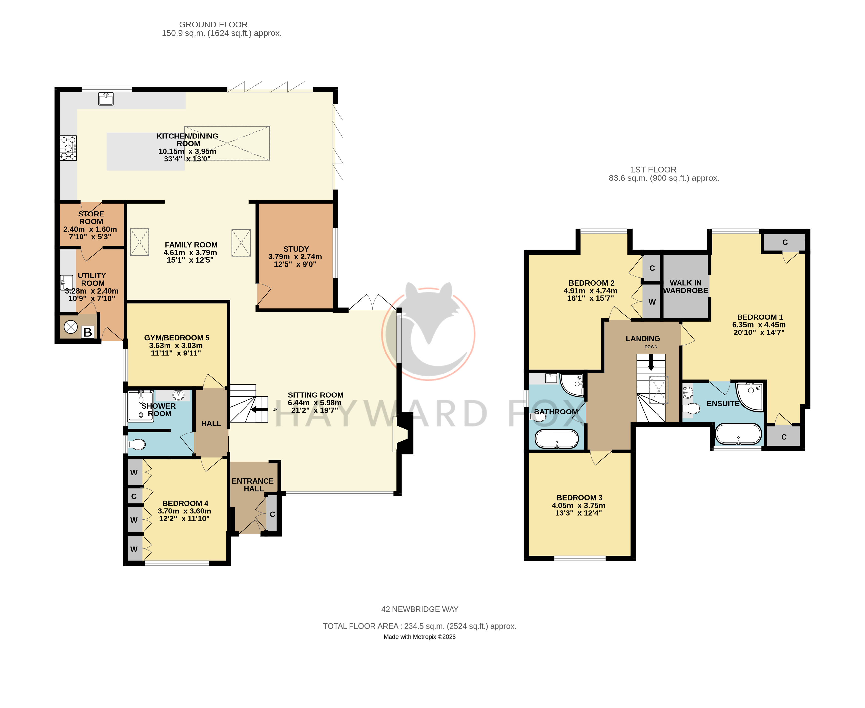 42, Newbridge Way, Lymington floorplan