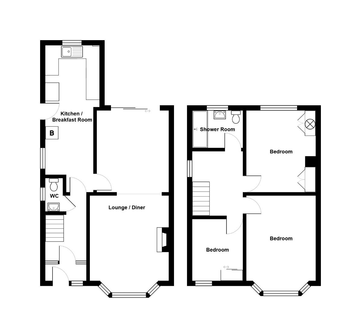 Bromley Drive, Bristol floorplan