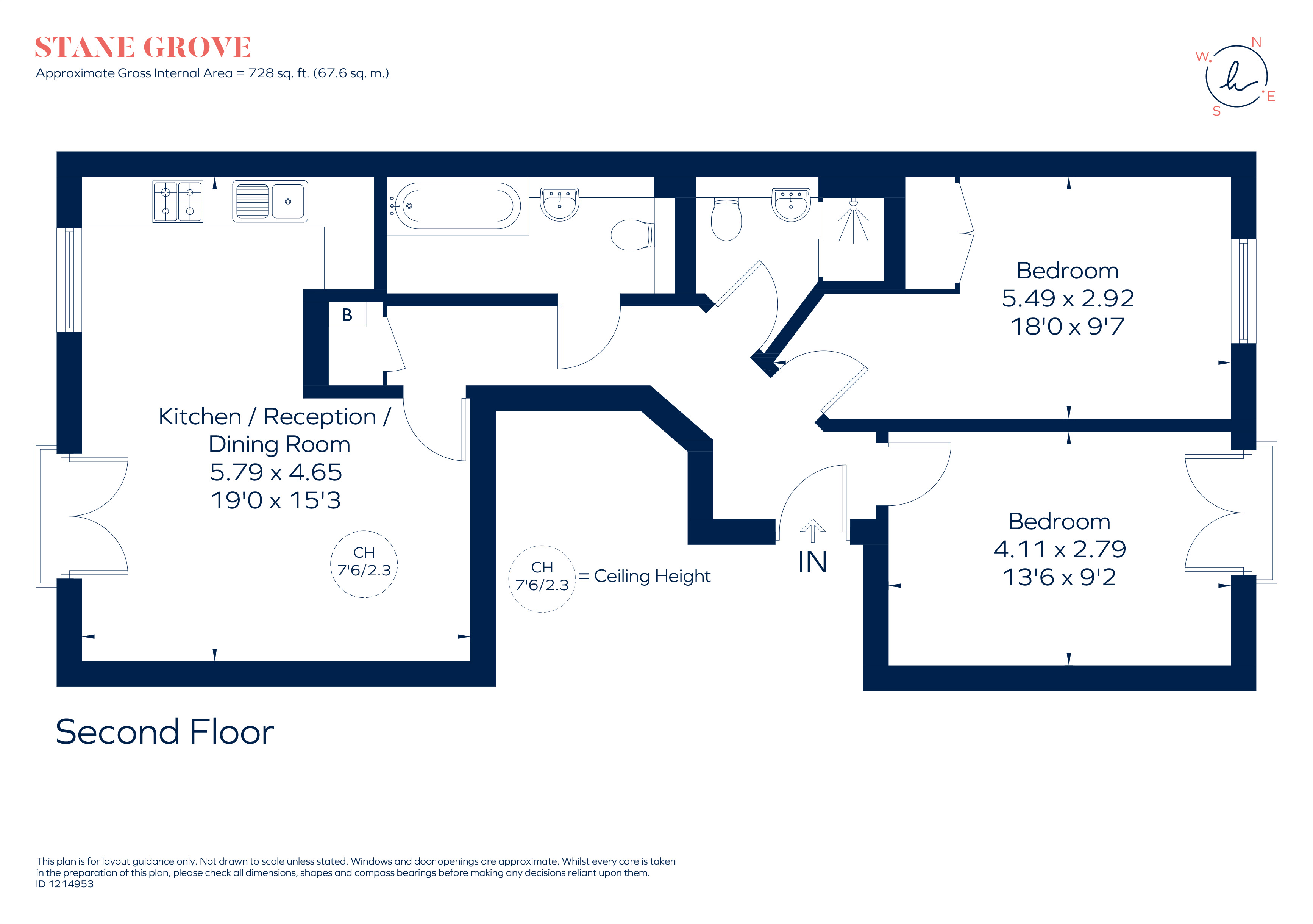 37, Stane Grove, London floorplan