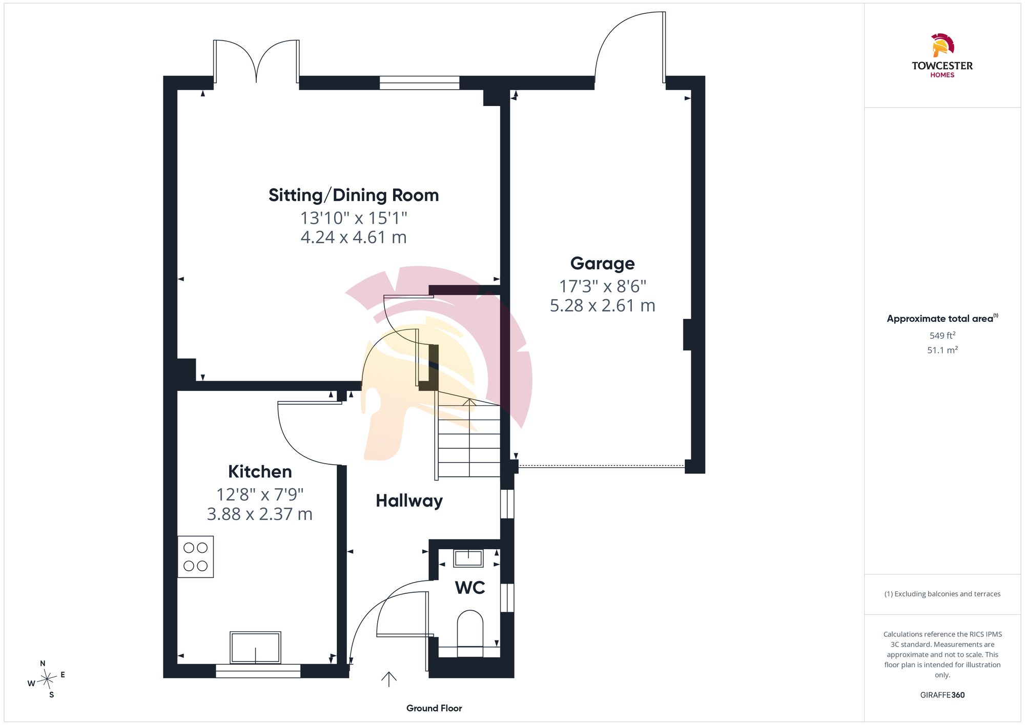 5 Blake Close, Towcester floorplan