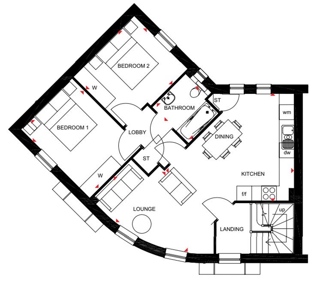 "Leiston" at Tingewick Road, Buckingham MK18, 2 bedroom flat for sale 64230397 PrimeLocation