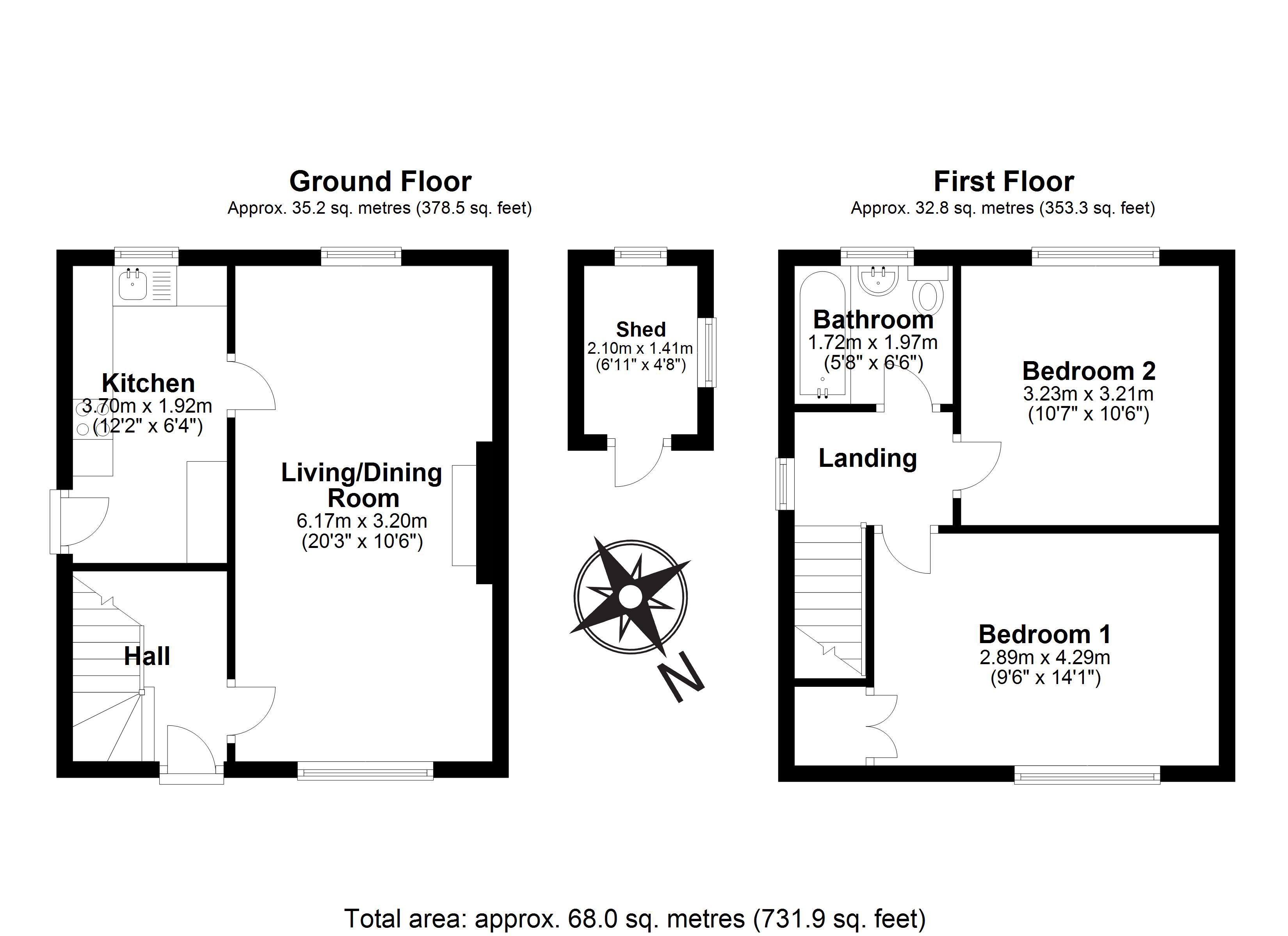 2 Bedrooms End terrace house for sale in 1 Stewart Gardens, Currie EH14