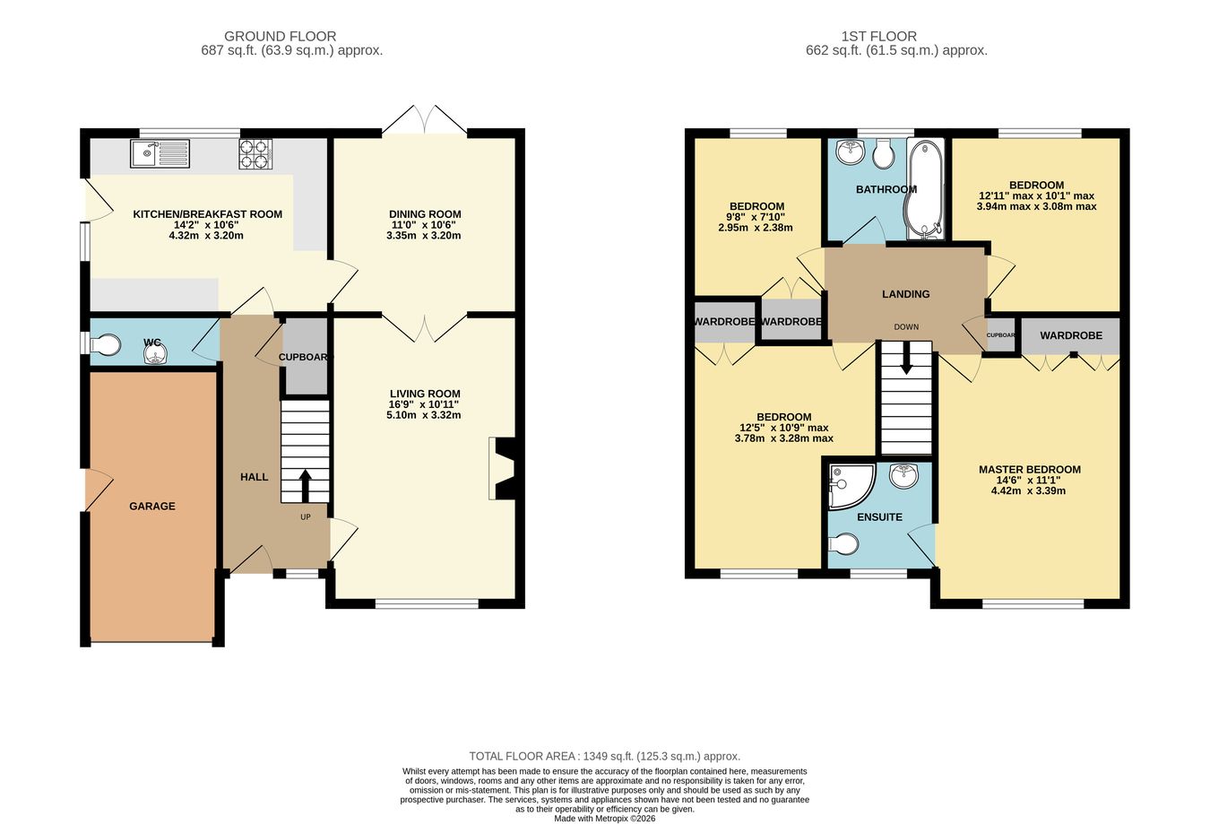 12, Oakfield Way, Bexhill-on-Sea floorplan