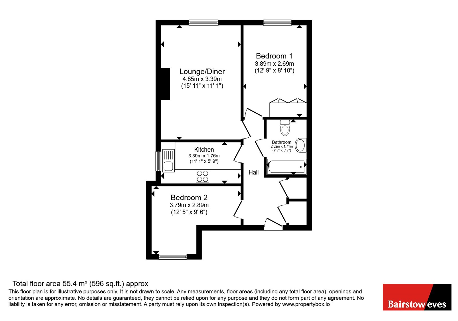 Wickham Road, Croydon floorplan