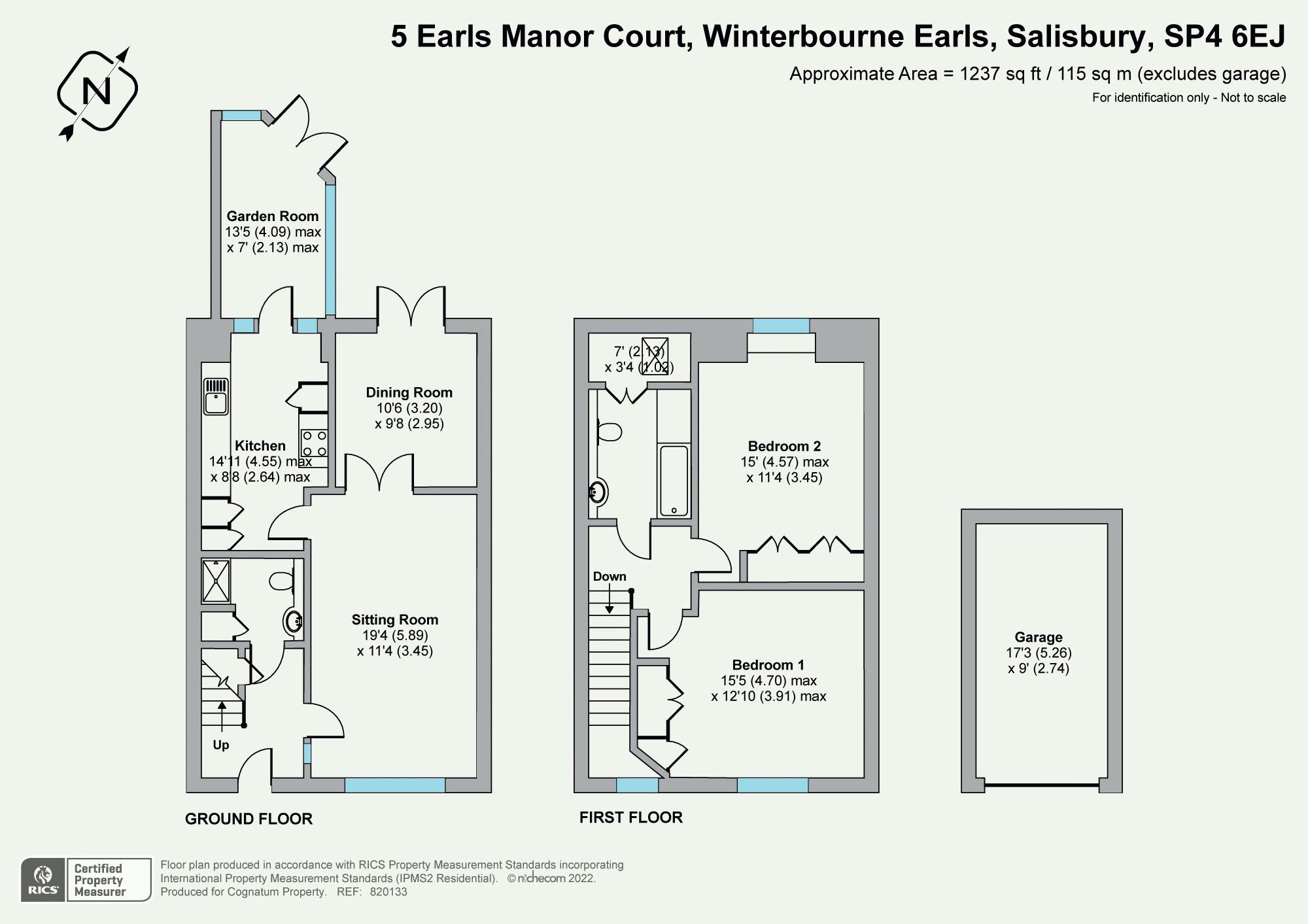 Earls Manor Court, Winterbourne Earls, Salisbury SP4, 2 bedroom
