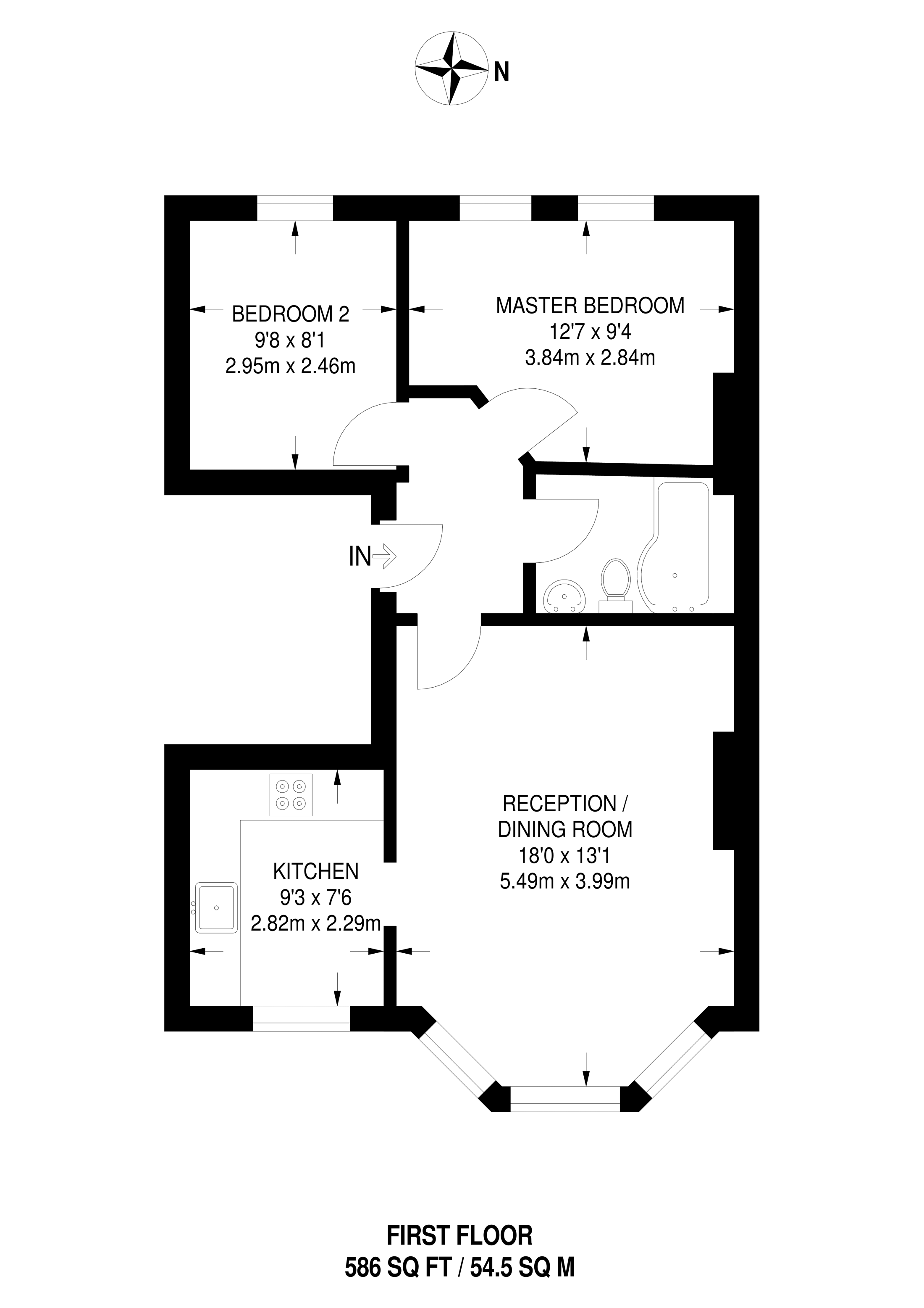 2 Bedrooms Flat for sale in Crossfield Road, Belsize Park NW3