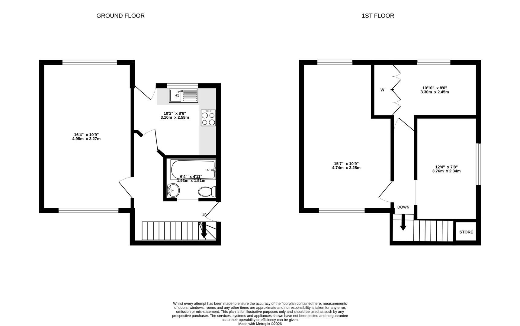 128, Waddon Way, Croydon floorplan